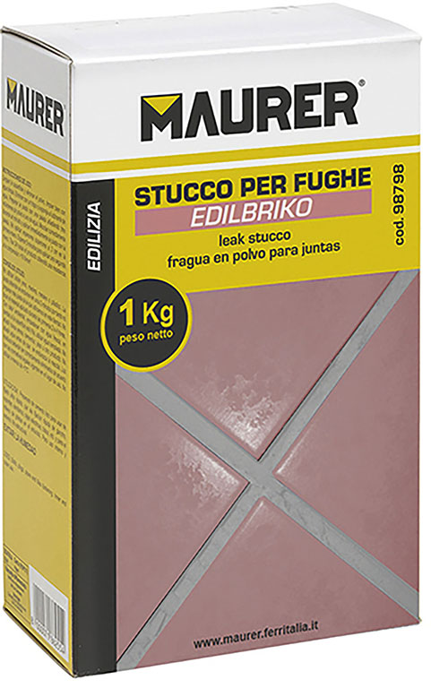 STUCCO IN POLVERE PER FUGHE EDILBRIKO CONFEZIONE DA  KG.1
