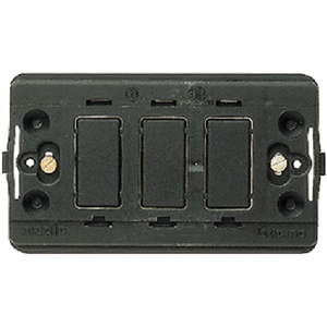 SUPPORTO 3 POSTI RESINA MAGIC BTICINO ART.503R