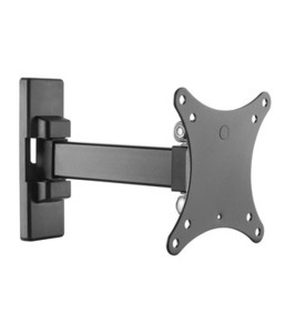 SUPPORTO TV CON BRACCIO 13''/28''SUPPORTO TV INCLINABILE, PIEGHEVOLE E ORIENTABILE. 13-28. ROTAZIONE : 180° INCLINAZIONE : +3° -