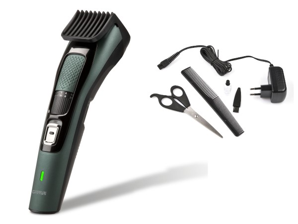 TAGLIABARBA E CAPELLI SFUMÈTaglia barba e capelli ricaricabile. Funzionamento a rete e cordless. Regolazione del taglio da 1 a 2