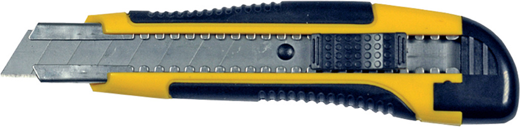 TAGLIERINO / Cutter MAURER  - con lama a spezzare da 18 mm - corpo in plastica e guida in metallo. ART. 80912