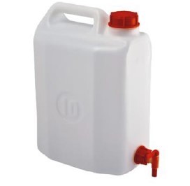 TANICHE CON RUBINETTO LT.10 IN PLASTICA  MOBILPLASTIC