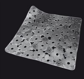 TAPPETO ANTISCIVOLO DOCCIA MARGHERITA 52X52 CM CRYSTAL