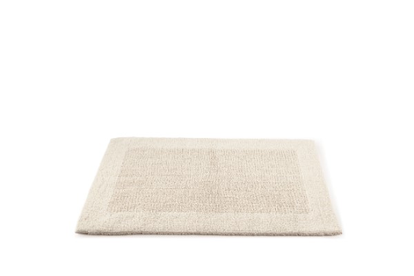 TAPPETO IN COTONE Linea capri, CM60X90, colore ECRU.