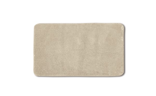 TAPPETO IN MICROFIBRA/LATTICE  Linea living, CM60X100, colore ECRU.