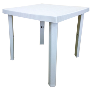 TAVOLO GARDEN FIGARO CM.80X80 BIANCO tavolo FIGARO in resina antiurto. Senza incrocio. Dimensioni cm 80x80x72h Colore bianco