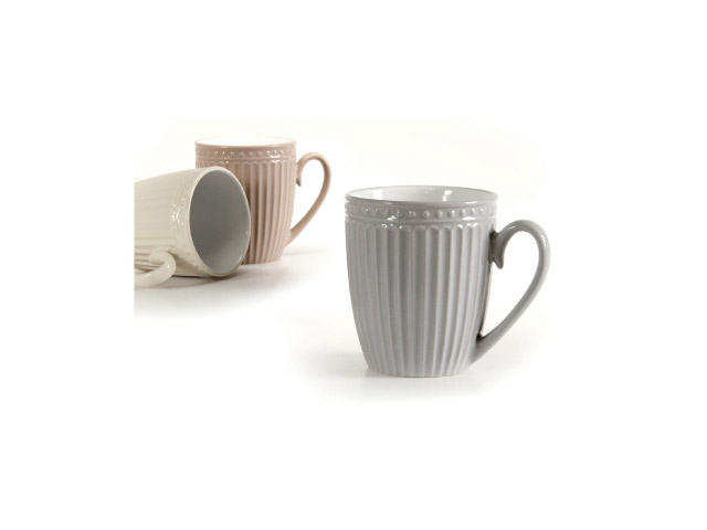 Tazza mug in ceramica ml.340 colori assortiti.