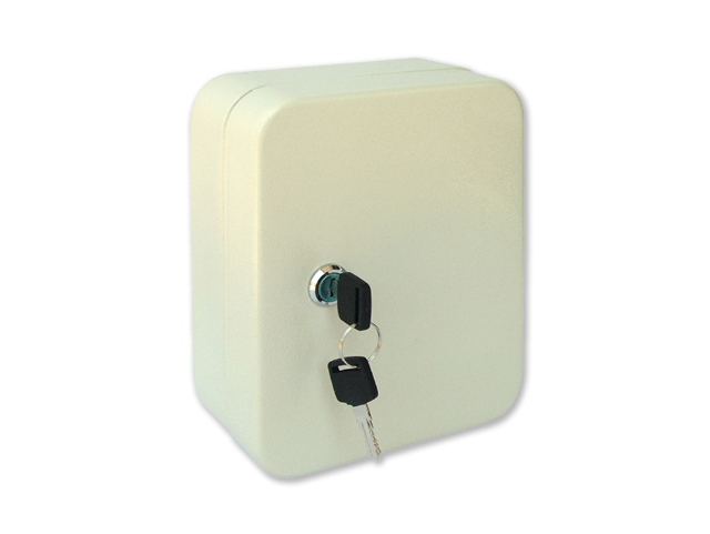 Technomax cassetta portachiavi acciaio, di colore panna ART. 86/1