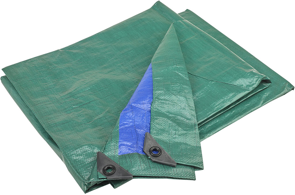 TELO OCCHIELLATO RINFORZATO VERDE/BLU G/MQ110 MT2X2