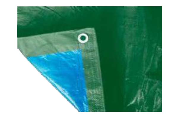 TELONE OCCHIELLATO RAFIA 2X3MT IN POLIETILENE IMPERMEABILE STABILIZZATO RAGGI U.V. CON OCCHIELLI IN ALLUMINIO E BORDO RINFORZATO