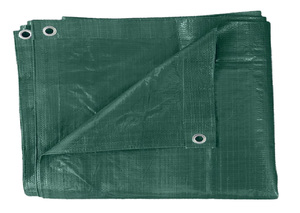 TELONE PE PESANTE CON OCCHIOLI G.MQ 110 VERDE MT 4X5in polietilene