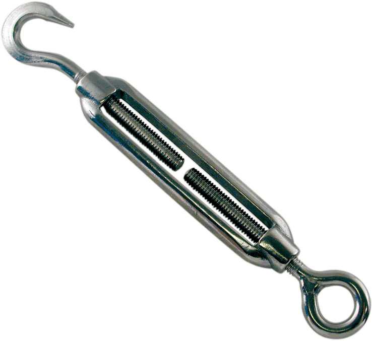 TENDITORE INOX OCCHIO GANCIO A509 1/4 MM6