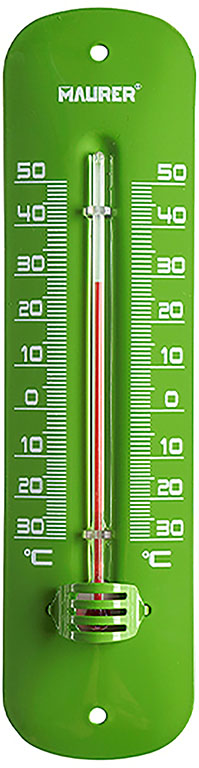 TERMOMETRO METALLO DA PARETE PER ESTERNI MAURER