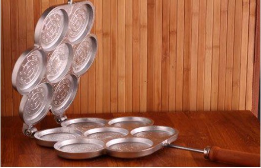 TIGELLIERA IN ALLUMINIO 7 FORI DA 8,5CM MODELLO MODENESE