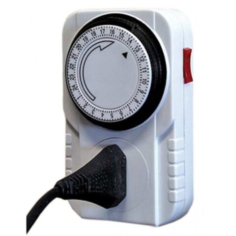 TIMER MECCANICO GIORNALIERO SPINE/PRESA 16A TEMPORIZZATO