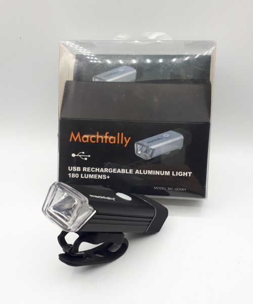 TORCIA BICI MACHFALLY USB RICARICABILE 180LUMEN
