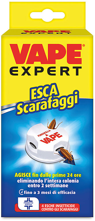 TRAPPOLA ESCA PER SCARAFAGGI VAPE EXPERT 4 ESCHE