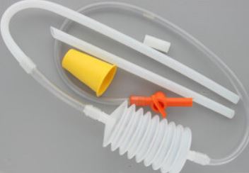 TRAVASATORE A POLMONE CON RUBINETTO FARFALLA