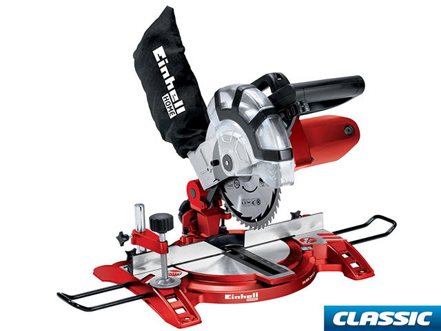 TRONCATRICE EINHELL Potenza: 1.400 W S1, 1.600 Watt S6 40%. Tensione: 230 V ~ 50 Hz. Numero giri: 5.000 al minuto. Larghezza tag