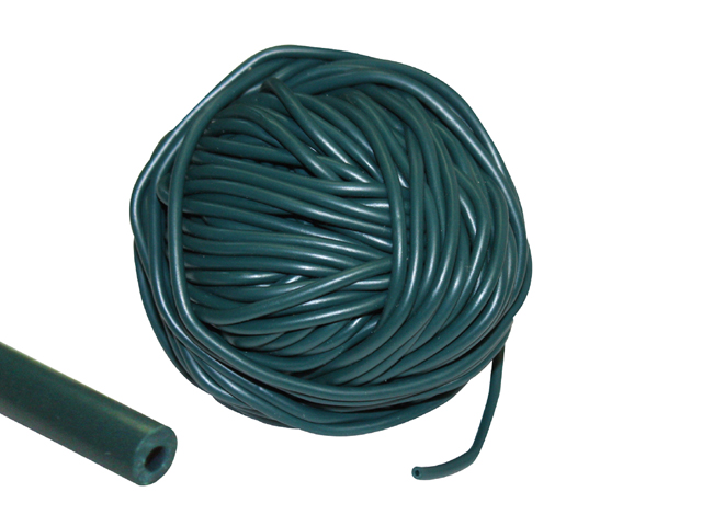 Tubino in pvc di colore verde in gomitolo da gr. 190.