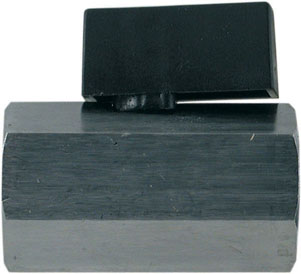 Valvola a sfera in ottone 1/4 F-F a passaggio ridotto MINIBALL con levetta nera