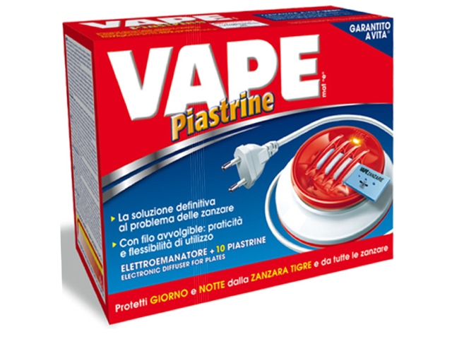 VAPE ELETTROEMANATORE + 10 PIASTRINE.