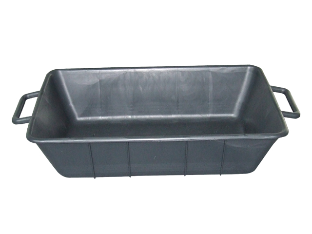 Vasca malta rinforzata in polietilene nero. Dimensioni 64x49x17 cm. CMRFA