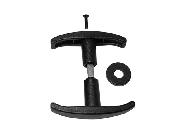 Vecas maniglia martellina Elisse per serrature da basculanti con 2 rondelle a vite. ART. 101001C