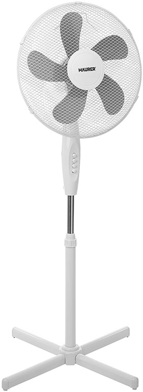 VENTILATORE A PIANTANA 5 PALE 3 VELOCITA' 45W CM.40X1,4H GLICINE