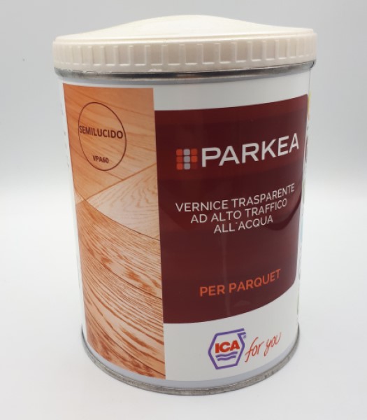 VERNICE TRASPARENTE ALL'ACQUA SEMILUCIDA VPA60 ML750 PER PARQUET AD ALTO TRAFFICO