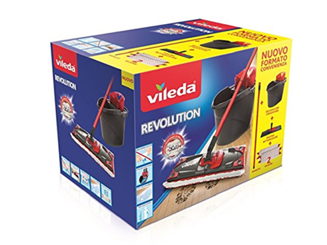 Vileda Super Mocio Revolution Sistema. ART. 158575  Innovativo sistema lavapavimenti che abbina la performance pulente dello spa
