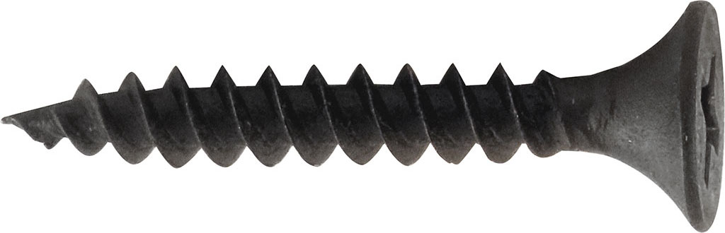 Vite per cartongesso 3,5X35MM - testa trombetta - impronta croce PH2 - in acciaio temprato e fosfatata colore nero - idonea al f