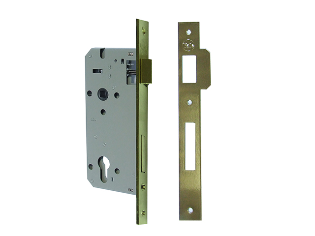 Yale 52X0050 serratura da infilare per cilindro europeo OTTONE LUCIDO 50MM