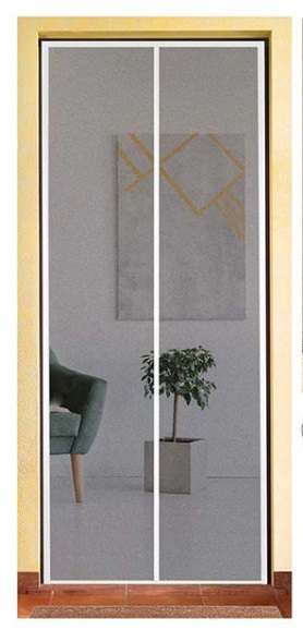 ZANZARIERA PLUS MAGNETICA CON TELAIO CM150X250 BIANCA RIDUCIBILE