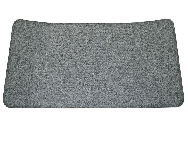 Zerbino rettangolare 36x69 cm, in cocco sintetico, per uso interno ed esterno, colore grigio.