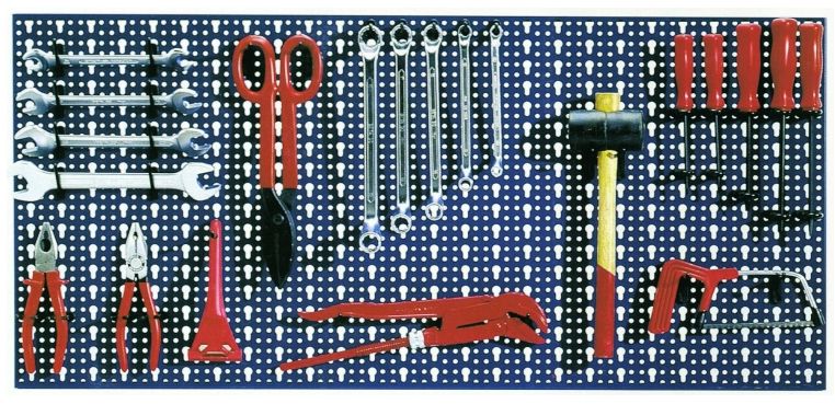 PANNELLO FORATO 100x50 BLU