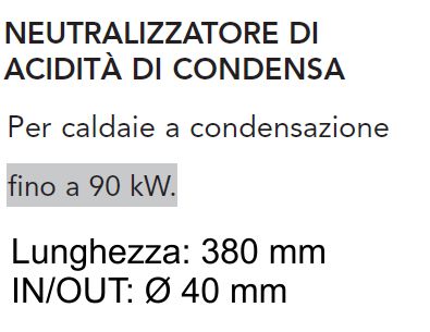 NEUTR. CONDENSA ACIDA 90KW