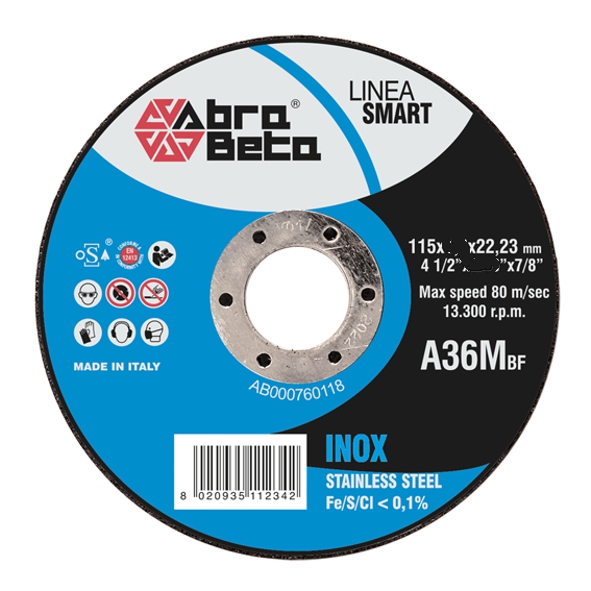 DISCO ABRA TG.INOX 115X1,0