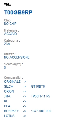 CHIAVE TRASPONDER T00GB9RP