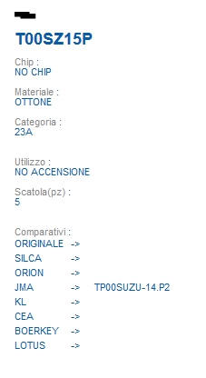 CHIAVE TRASPONDER T00SZ15P