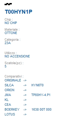 CHIAVE TRASPONDER T00HYN1P
