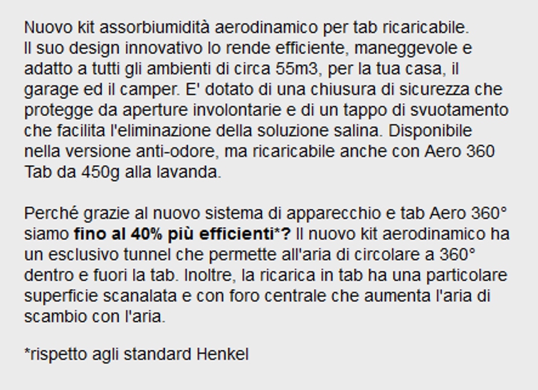 ARIASANA KIT AERO 360?+1 T