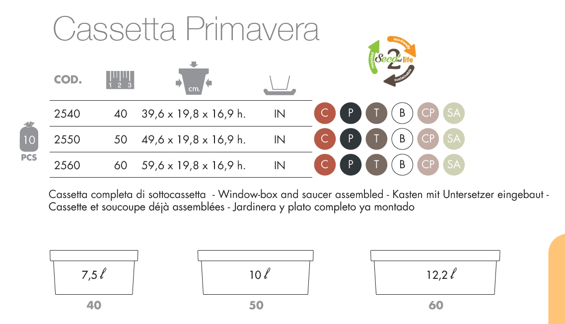 CASSET PRIMAV C/SOT  40X20