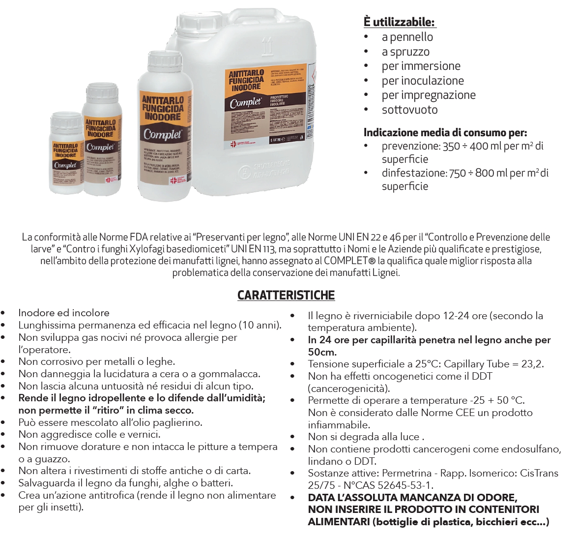 ANTITARLO FUNGIC INODOR 5L