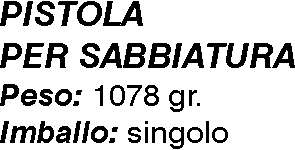 PISTOLA SABBIAT.PROF.A209 