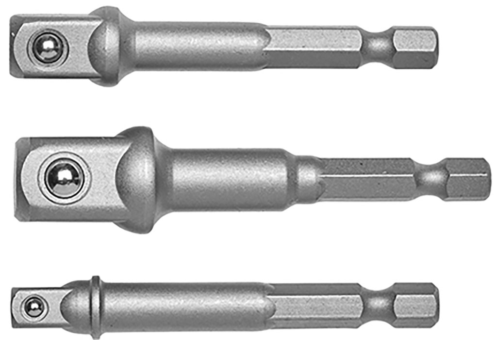 SET 3 ADATTATORI X CHIAVI A BUSSOLA 1/4''-3/8''-1/2'' 900096 MAURER