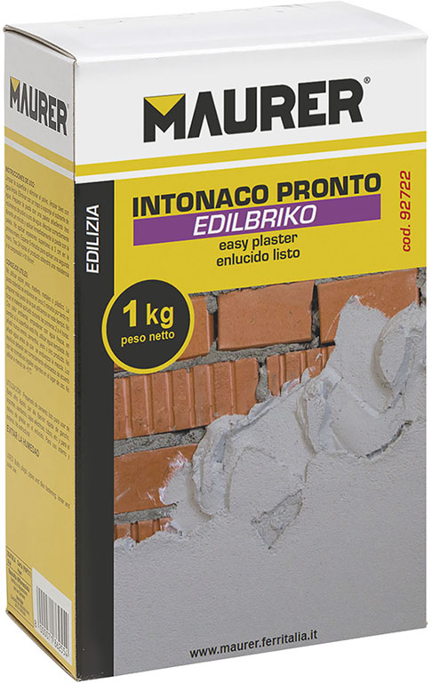 INTONACO PRONTO EDILBRIKO CONFEZIONE KG.5 MAURER