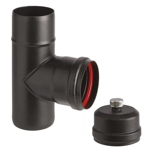 TEE MM C/TAPPO CONDENS.diametro 80