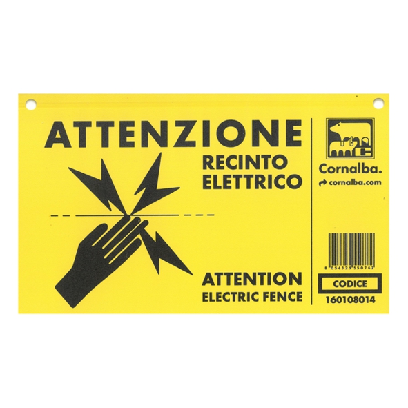 TARGHETTA SEGN RECINTO ELE