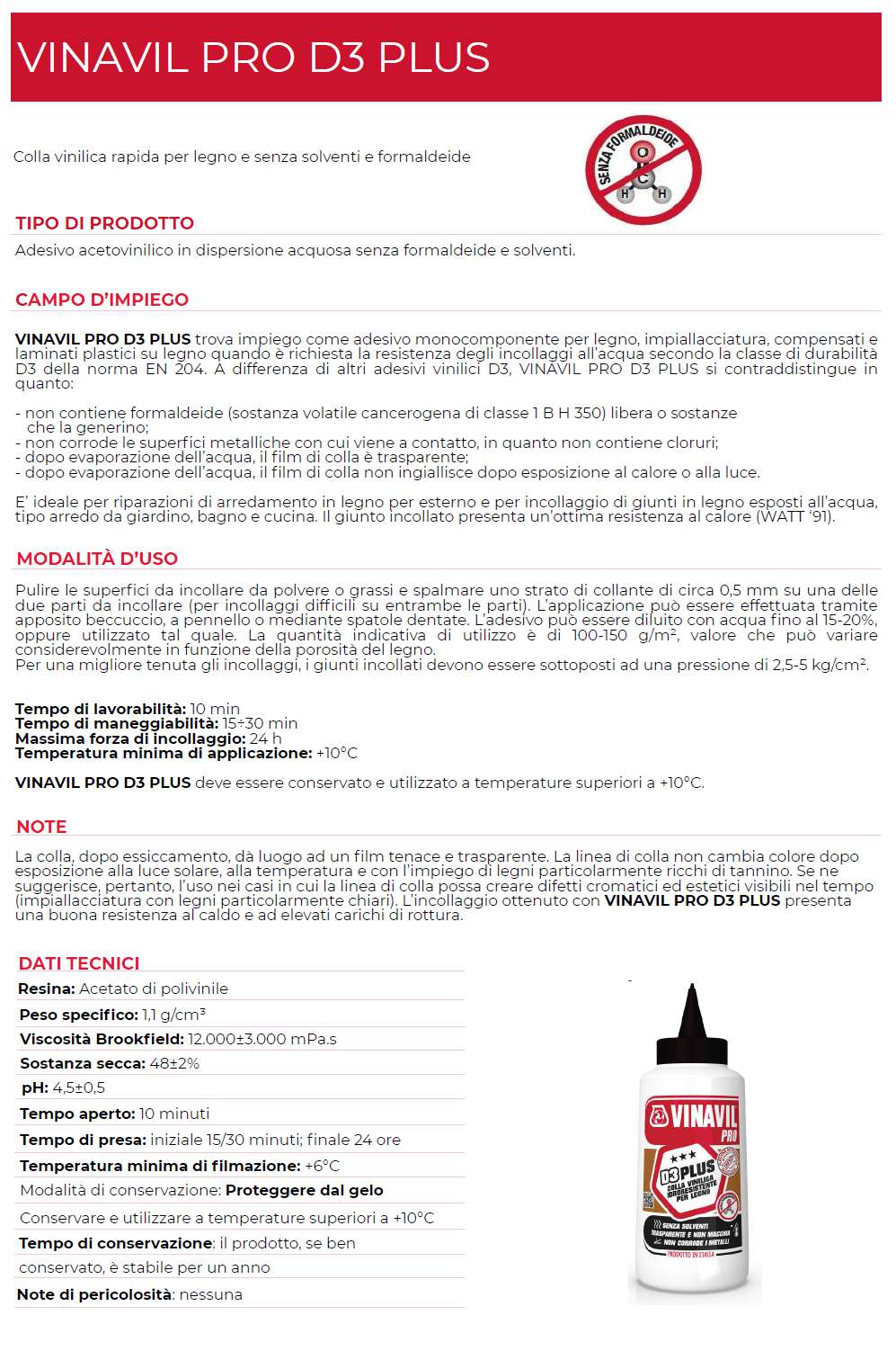 VINAVIL PRO-D3 PLUS   750G